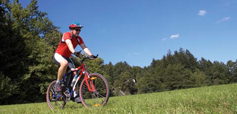 biking
